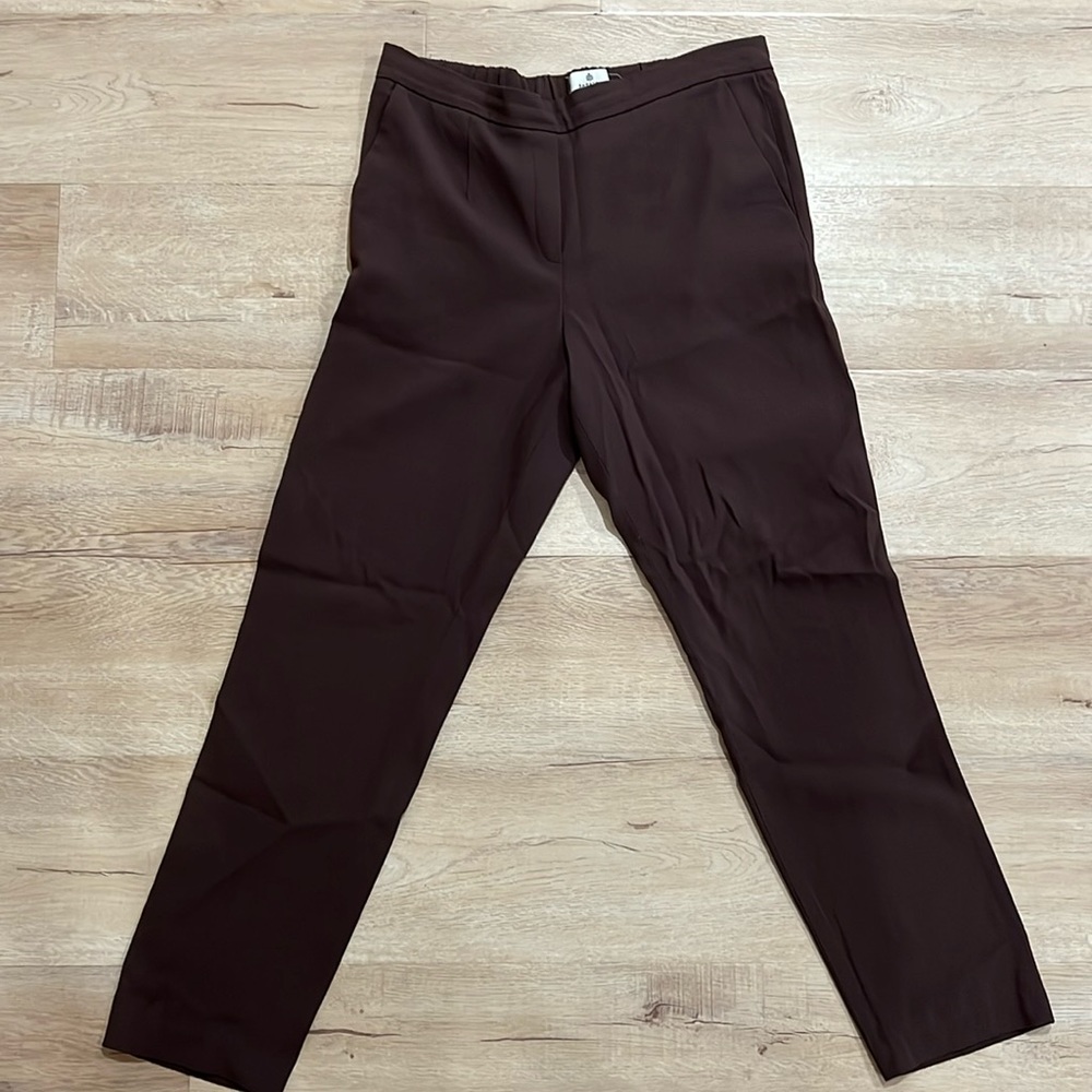 Babaton espresso brown pant from Aritzia